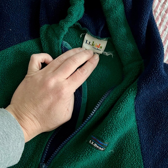 LL Bean toddler fleece bunting 2T - Picture 2 of 4